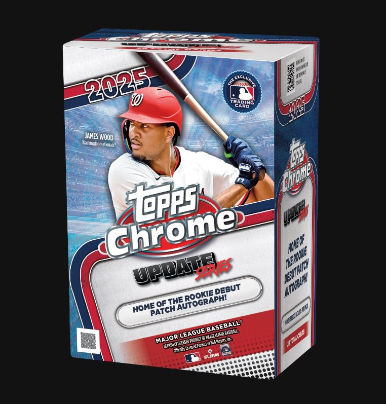 Topps 2025 Chrome Updates Baseball Value Box