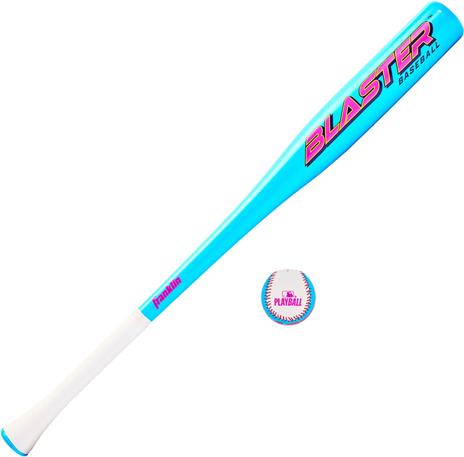 Franklin Sports Blaster 32 in Plastic Baseball Bat + Ball Set