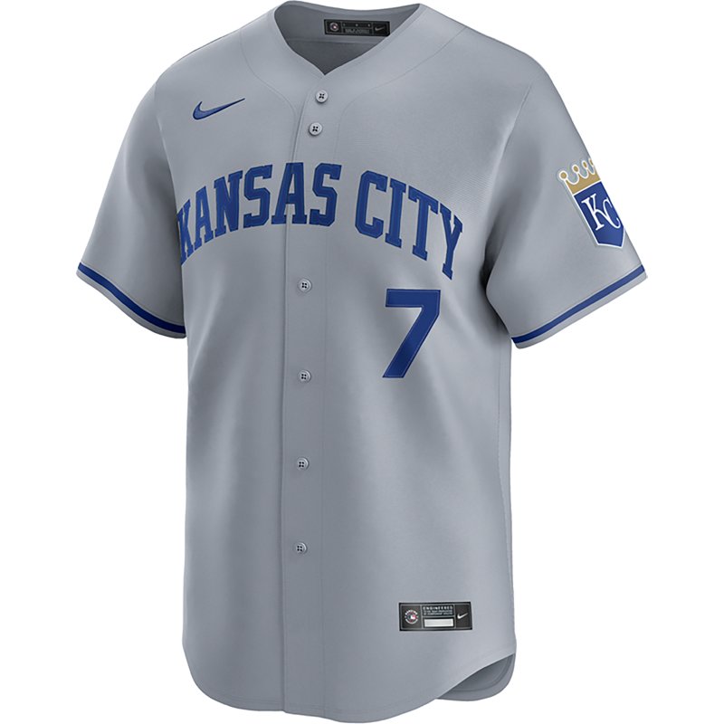 Nike Men's Kansas City Royals Road Bobby Witty Jr #7 Limited Jersey