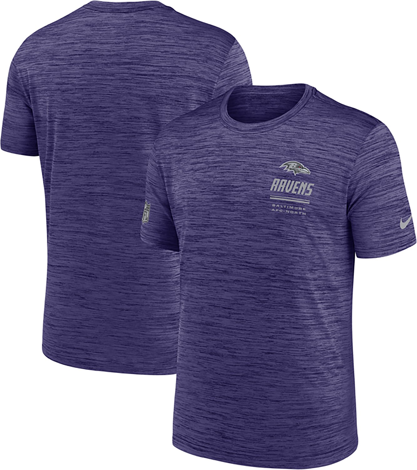 Nike Men's Baltimore Ravens Team Issue Velocity Graphic T-shirt - view number 3