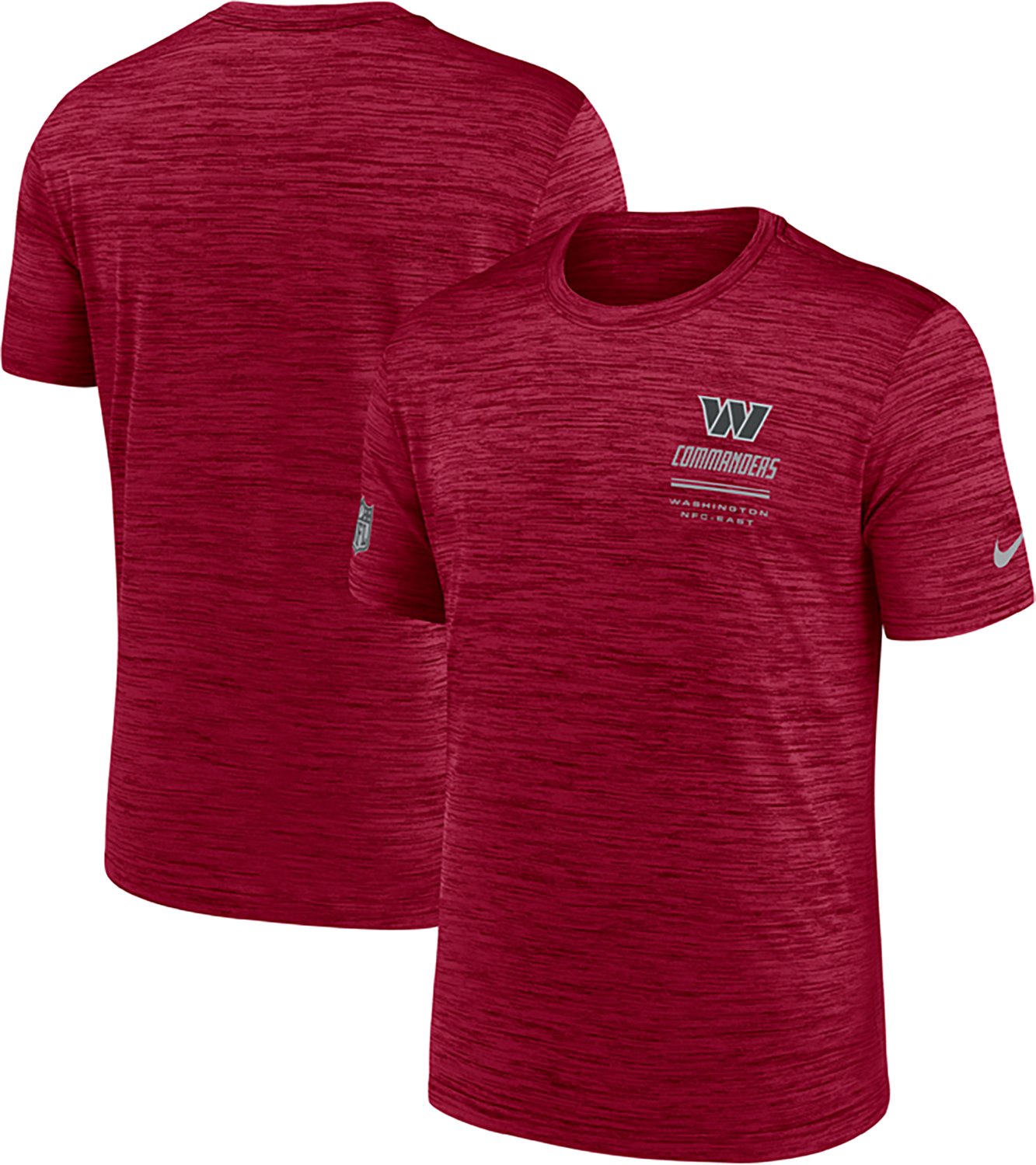 Nike Men's Washington Commanders Team Issue Velocity Graphic T-shirt - view number 3