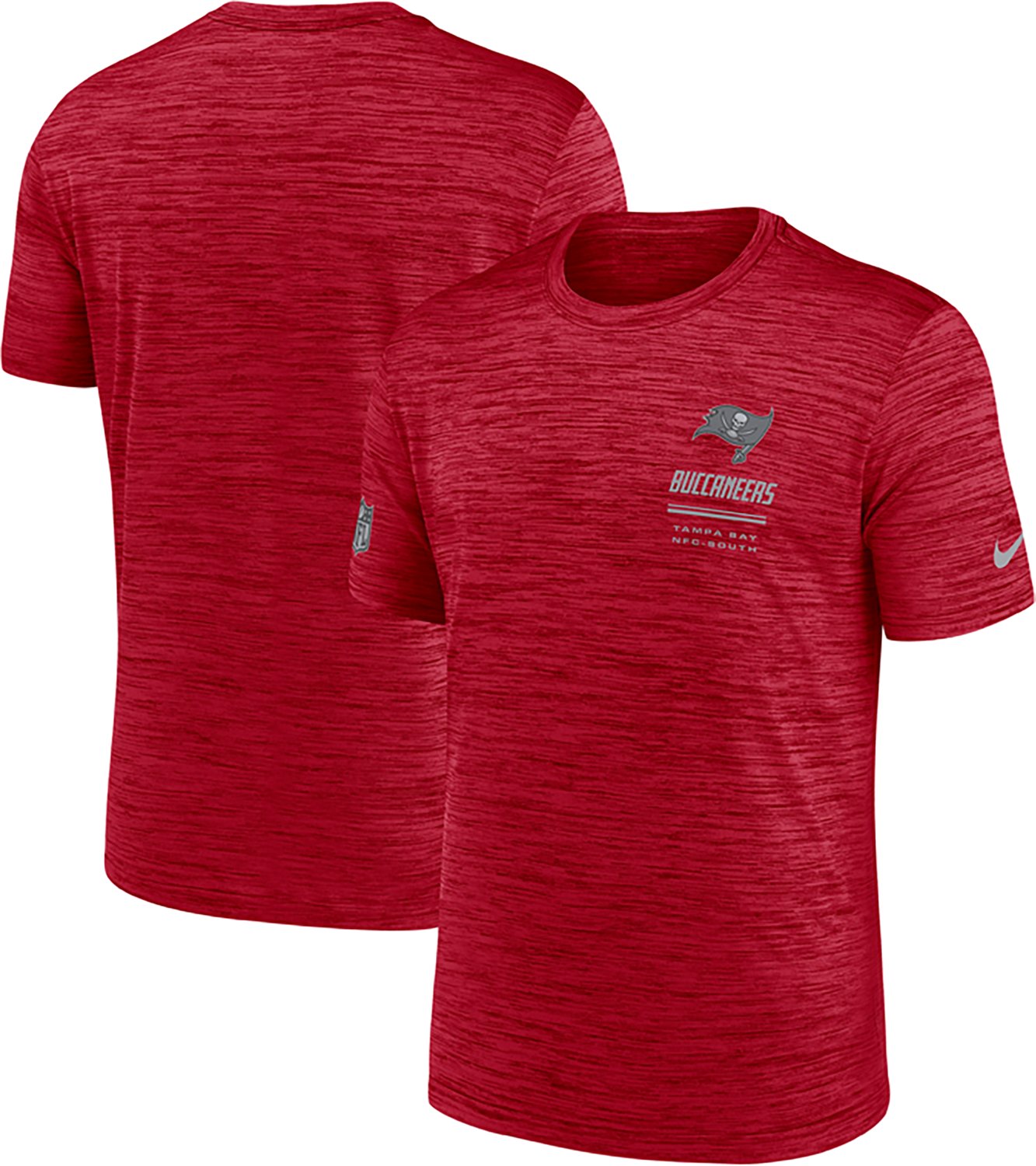 Nike Men's Tampa Bay Buccaneers Team Issue Velocity Graphic T-shirt - view number 3