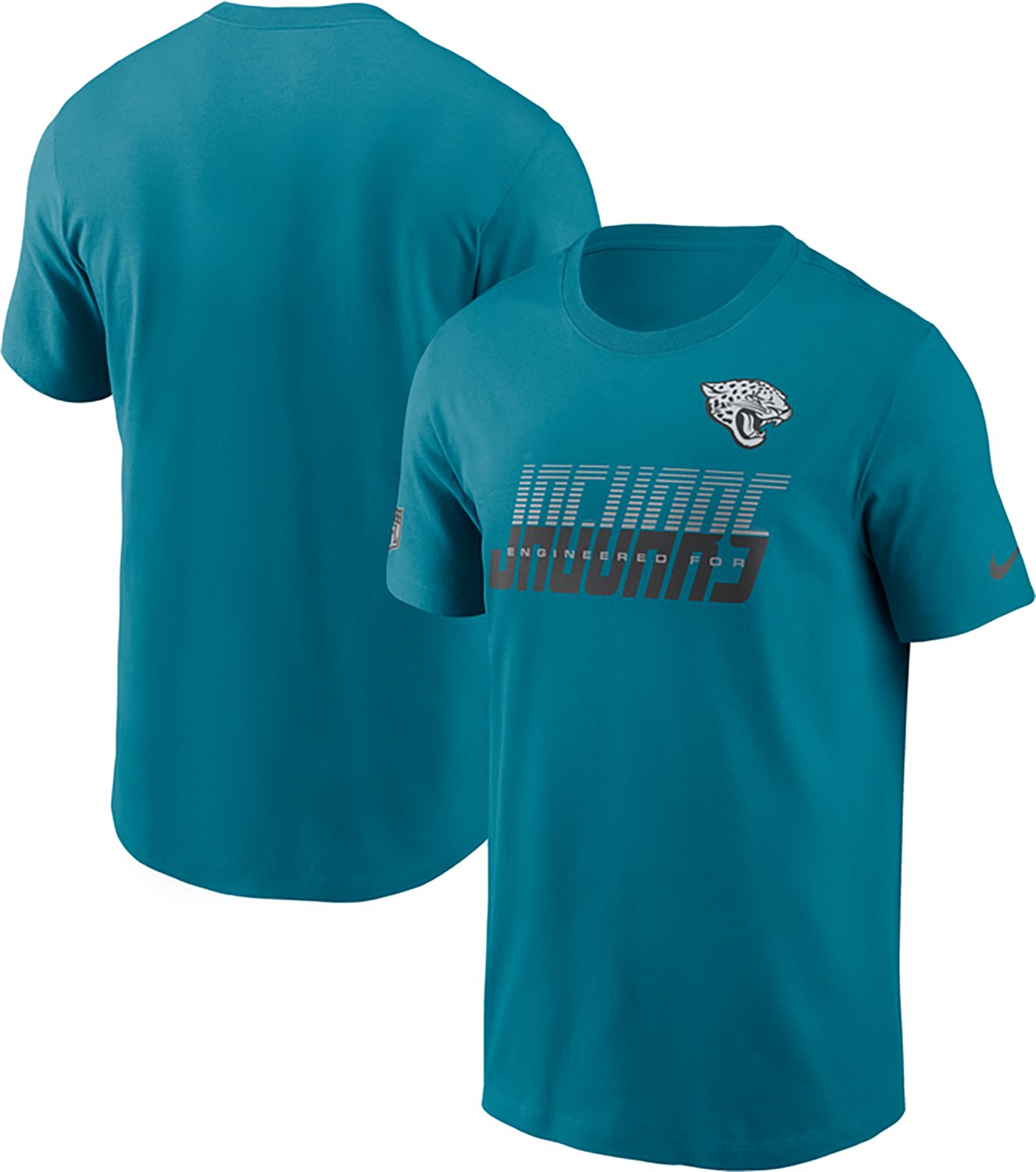 Nike Men's Jacksonville Jaguars Team Issue Velocity Graphic T-shirt - view number 3