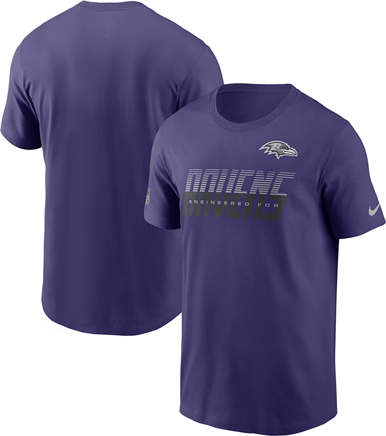 Nike Men's Baltimore Ravens Team Issue Graphic T-shirt - view number 3