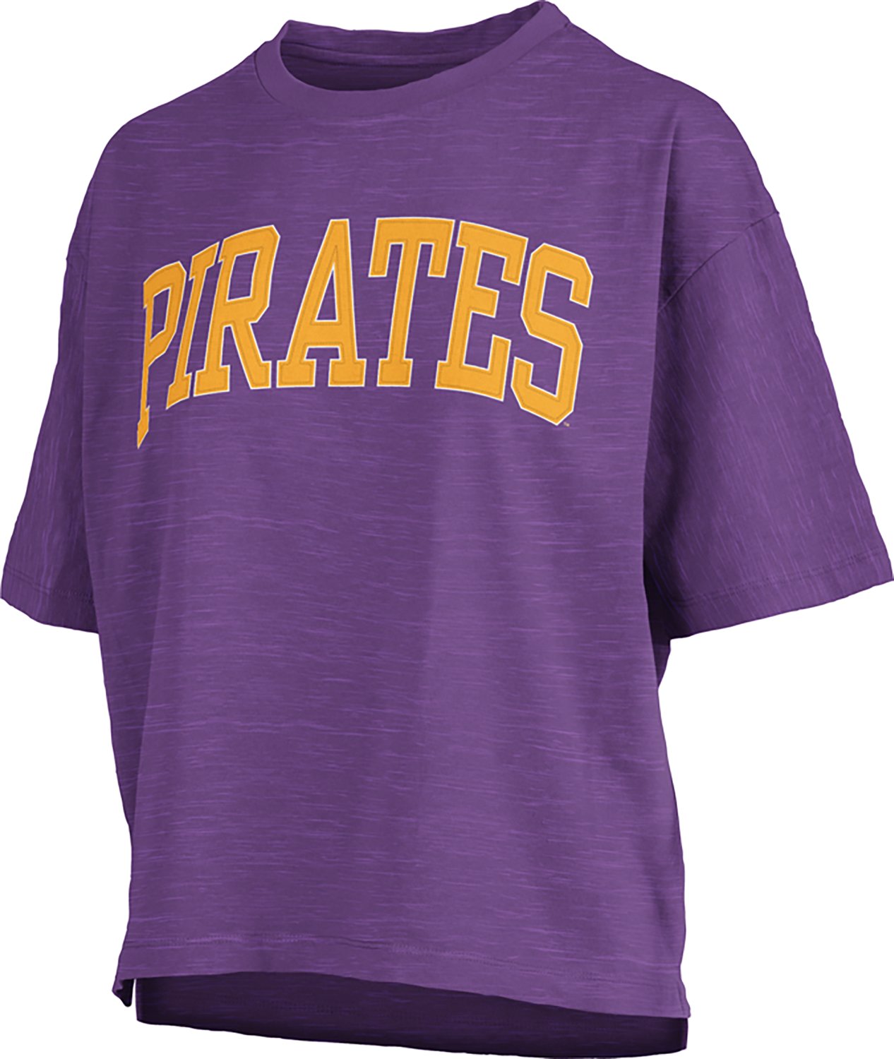 Pressbox Women's East Carolina University Banner Elk Jersey Motley Crew T-shirt
