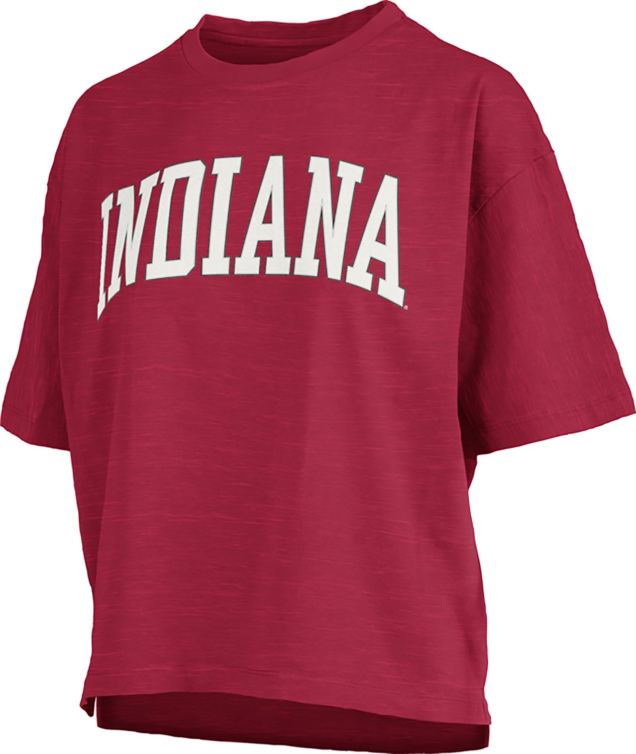 Pressbox Women's Indiana University Banner Elk Jersey Motley Crew T-shirt