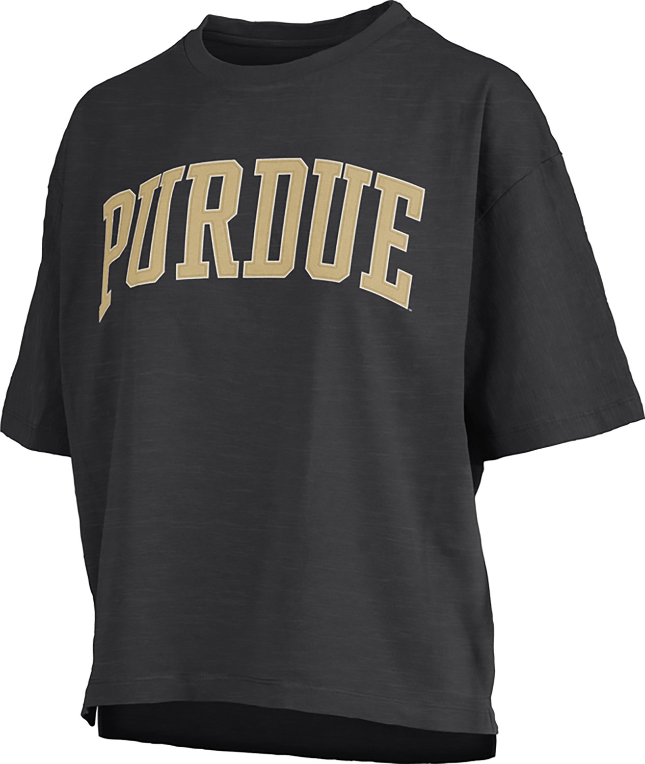 Pressbox Women's Purdue University Banner Elk Jersey Motley Crew T-shirt