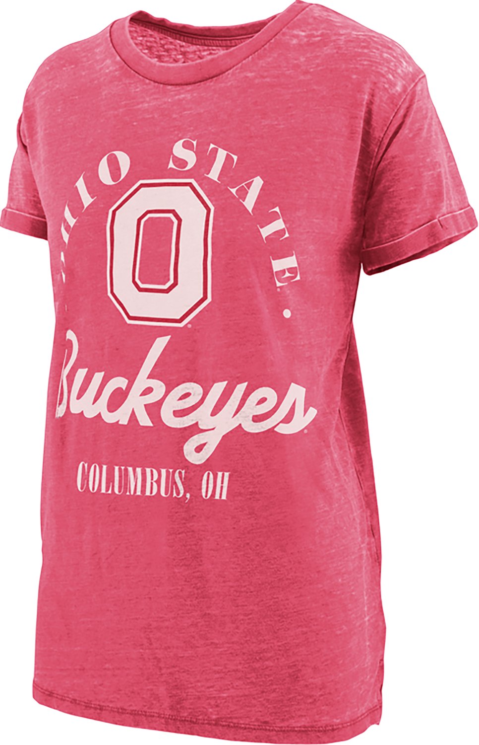 Pressbox Women's Ohio State University Carson Boyfriend Graphic T-shirt