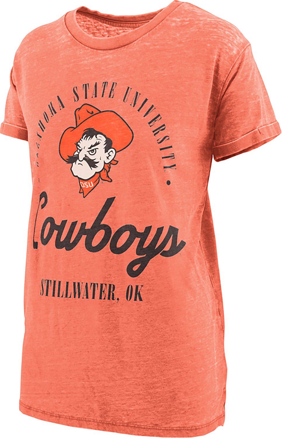 Pressbox Women's Oklahoma State University Carson Boyfriend Graphic T-shirt