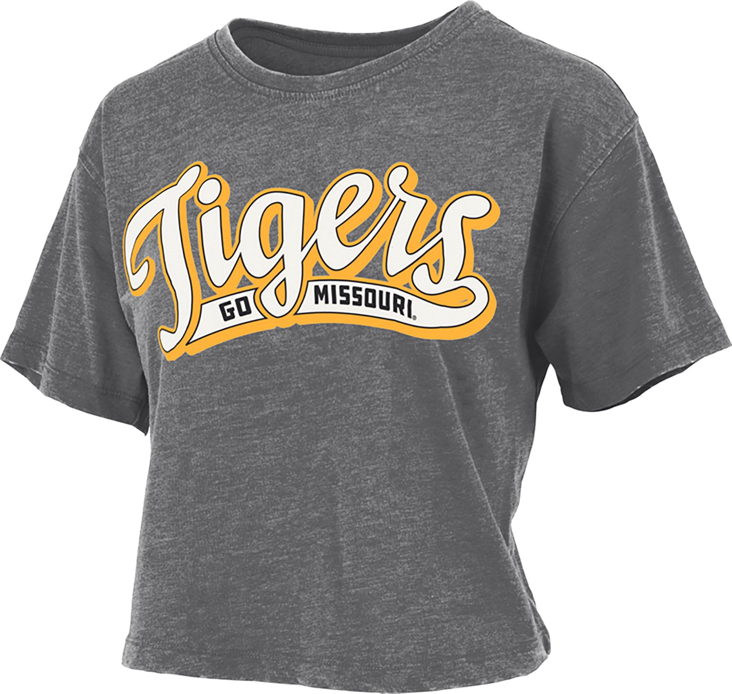 Pressbox Women's University of Missouri Mikaela Vintage Crop Graphic T-shirt