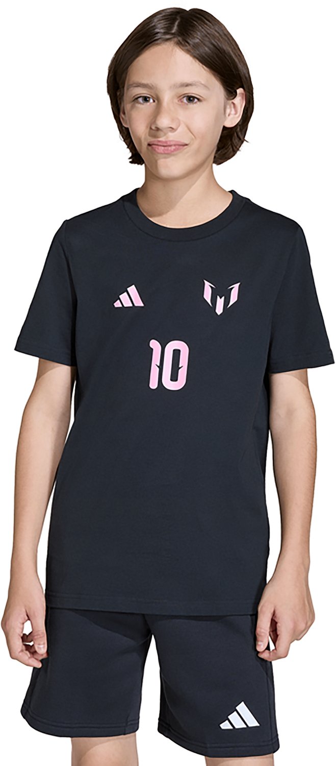 adidas Boys' Messi Name & Number Graphic T-shirt