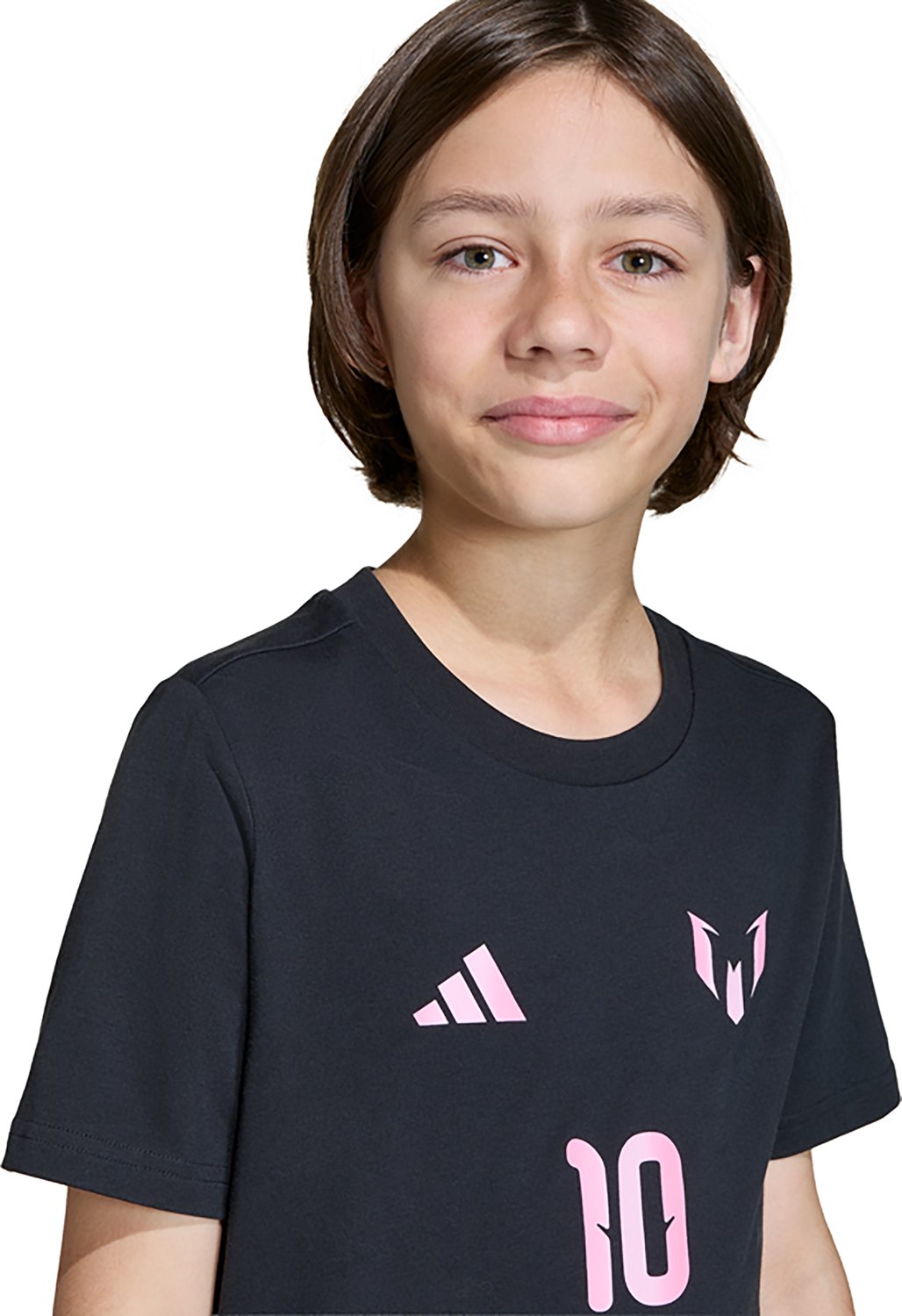 adidas Boys' Messi Name & Number Graphic T-shirt - view number 4
