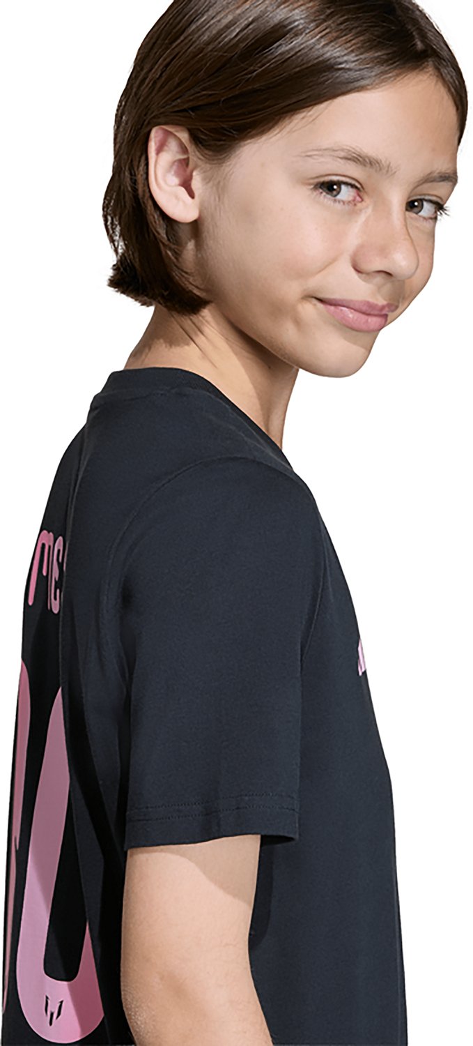 adidas Boys' Messi Name & Number Graphic T-shirt - view number 5