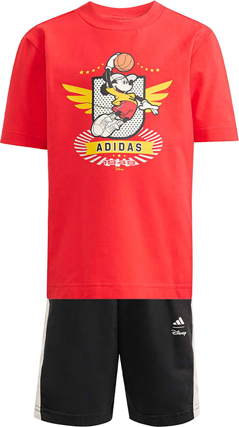 adidas x Disney Kids' 4-7 Mickey Mouse T-shirt and Shorts Set - view number 3