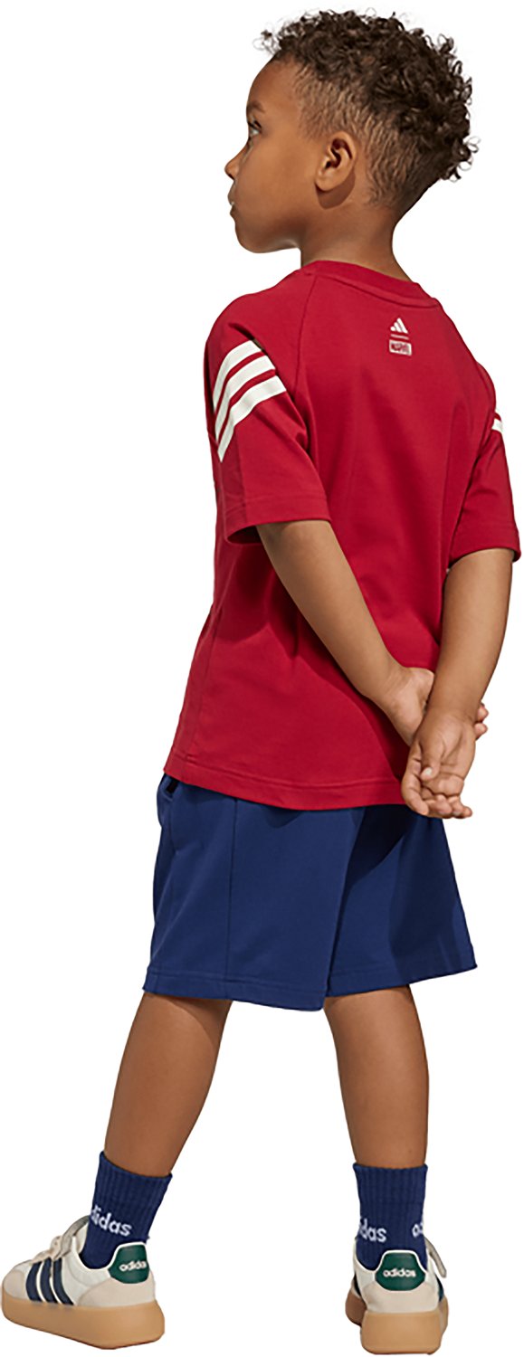 adidas x Marvel Kids' 4-7 Spider-Man T-shirt and Shorts Set - view number 2