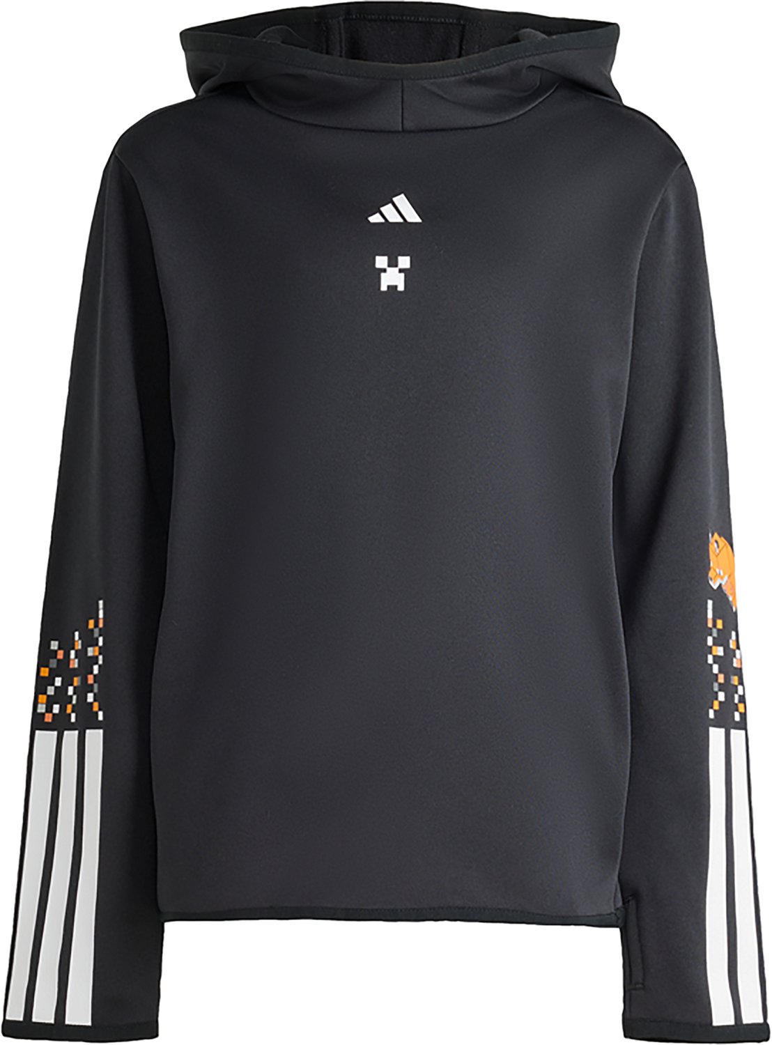 adidas x Minecraft Kids' 4-7 Training 3-Stripes Hoodie