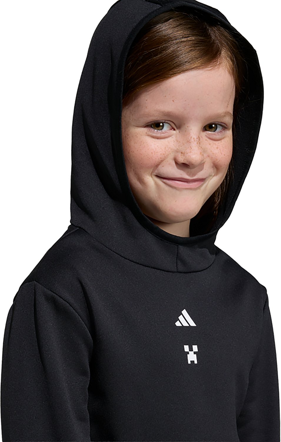 adidas x Minecraft Kids' 4-7 Training 3-Stripes Hoodie