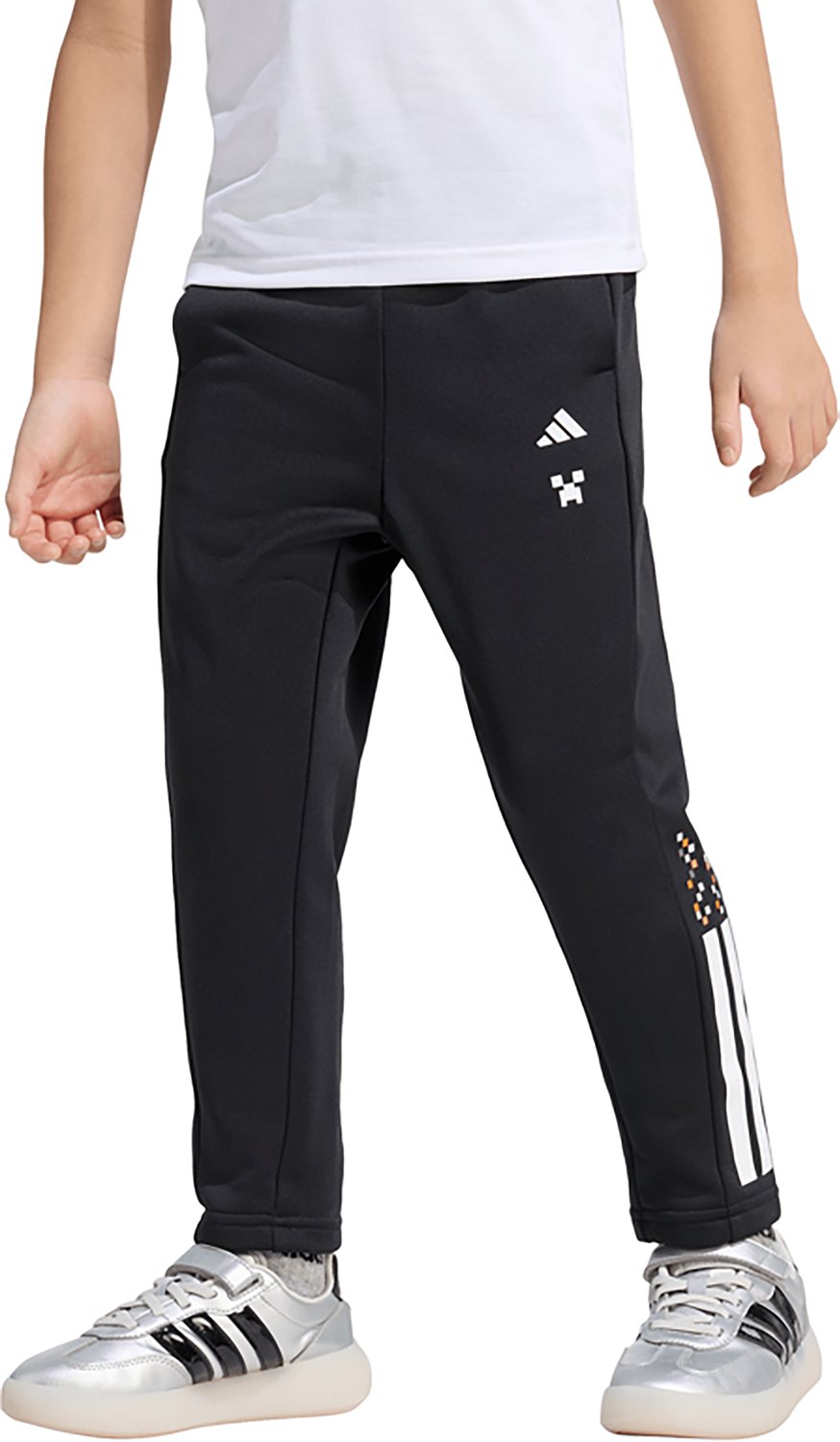 adidas Kids' 4-7 Minecraft 3-Stripes Training Pants