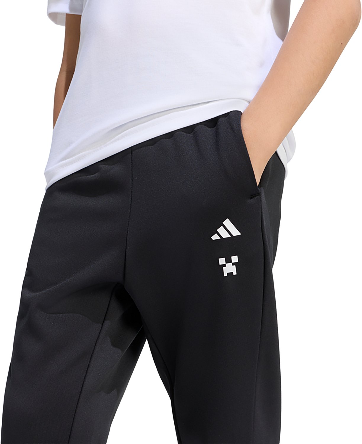 adidas Kids' 4-7 Minecraft 3-Stripes Training Pants - view number 4