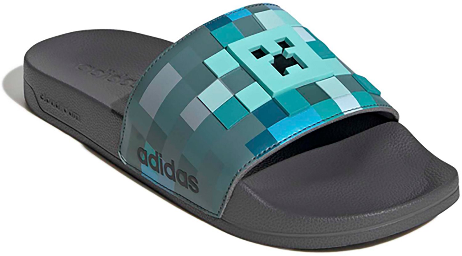 adidas Adults' Adilette Shower Minecraft Slides - view number 3