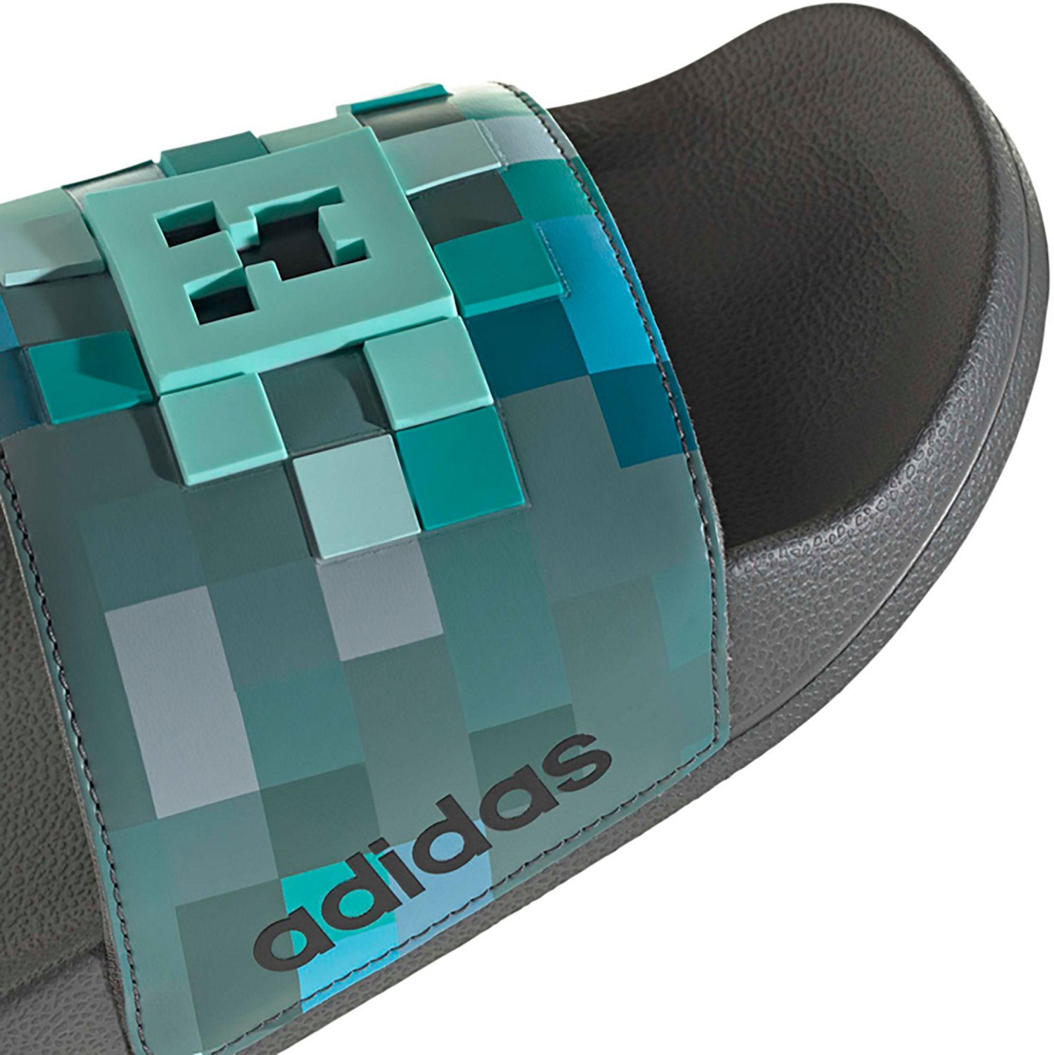 adidas Adults' Adilette Shower Minecraft Slides - view number 7