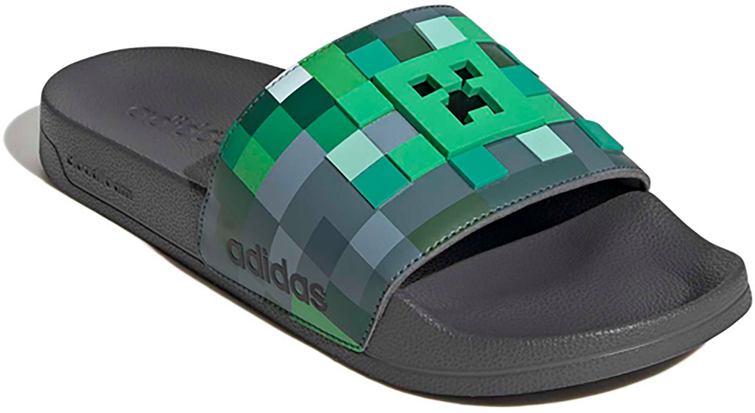 adidas Adults' Adilette Shower Minecraft Slides - view number 3