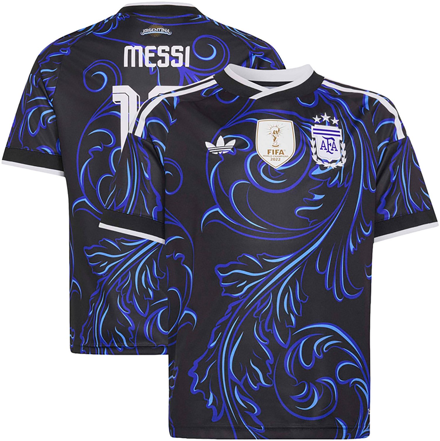 adidas Youth Lionel Messi Argentina World Cup 2026 Away Jersey
