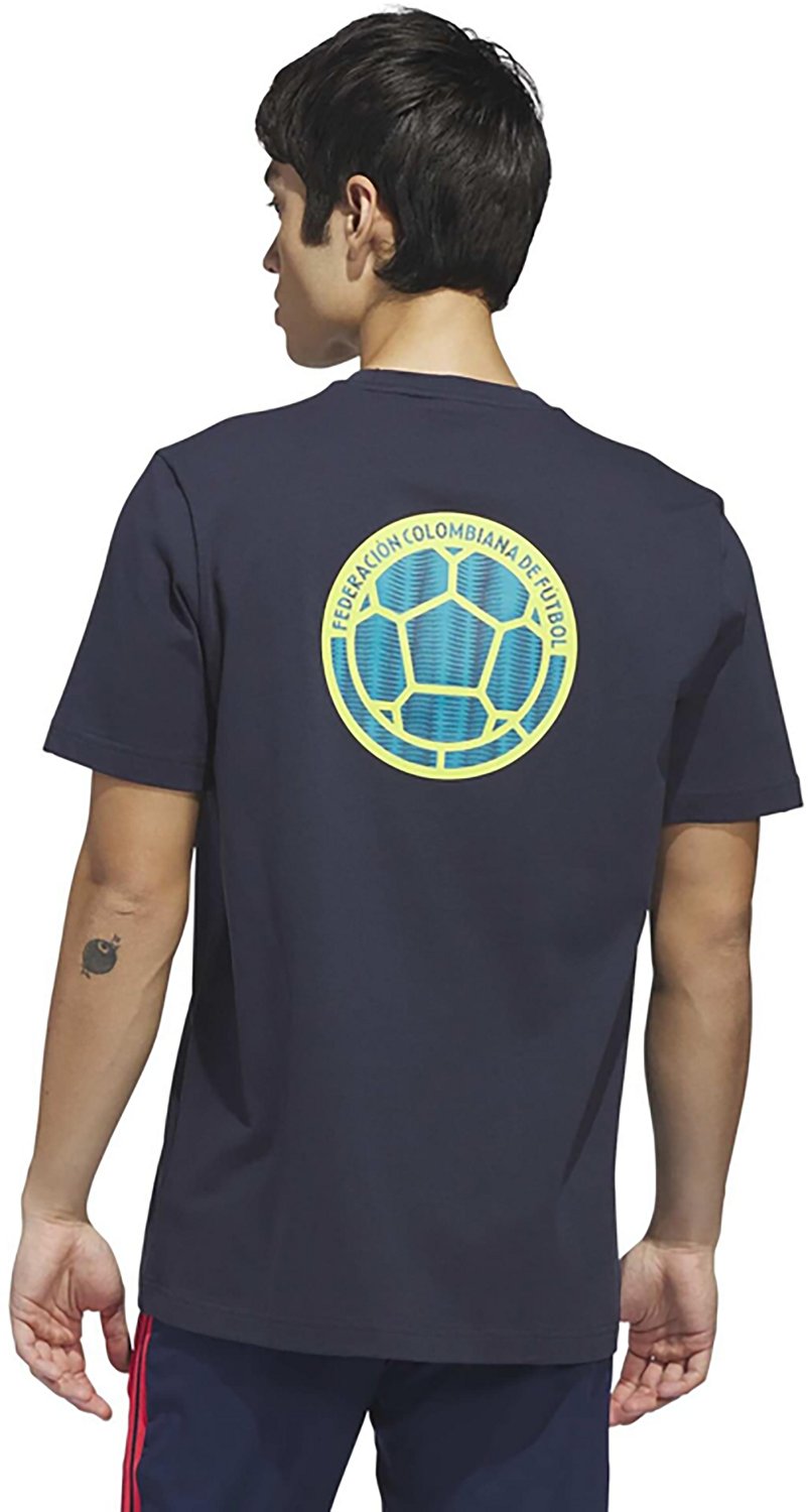 adidas Men's Colombia World Cup 2026 Jersey Hook T-shirt - view number 2