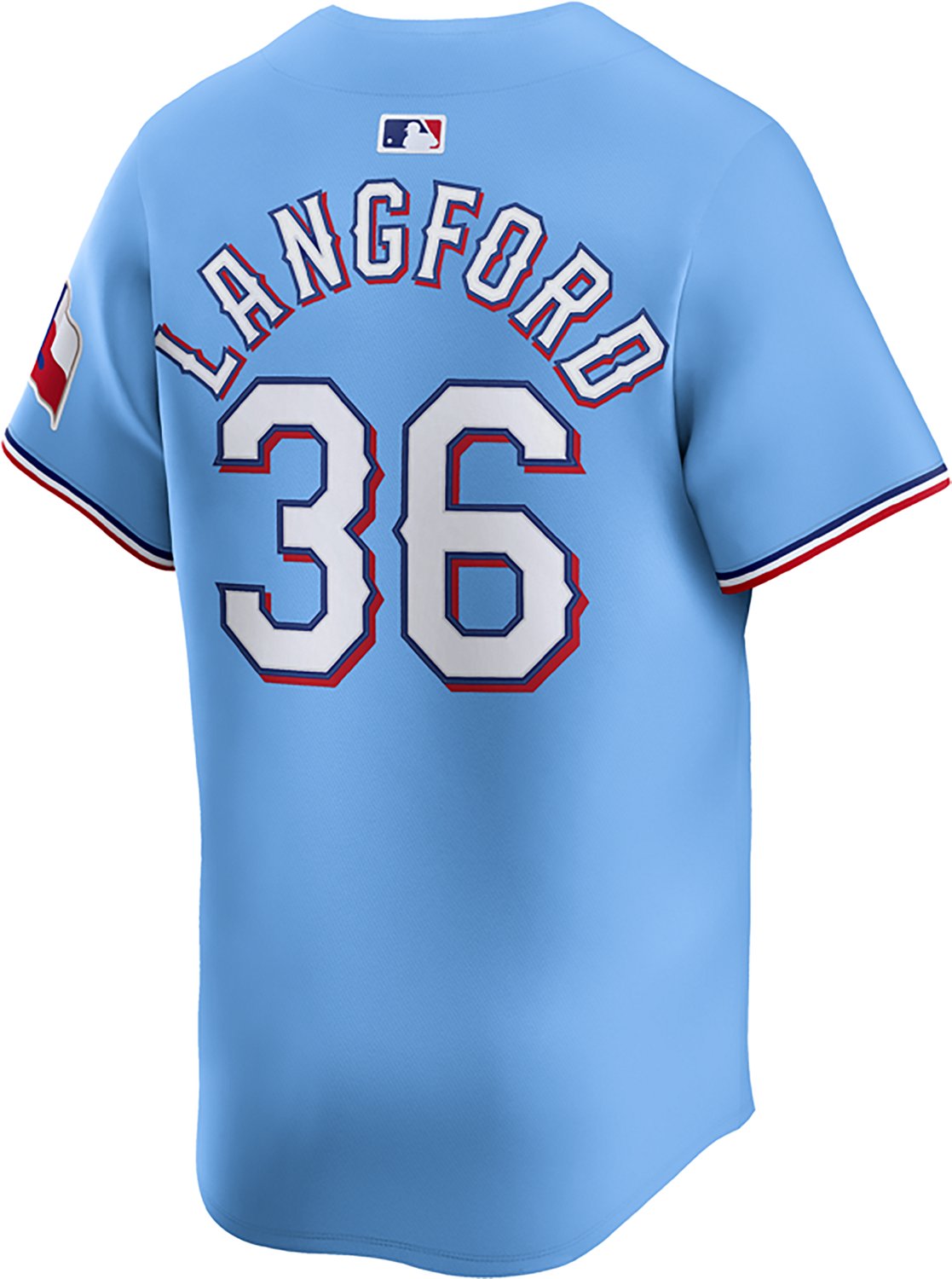 Nike Men's Texas Rangers Wyatt Langford #36 Limited Alt Player Jersey - view number 2