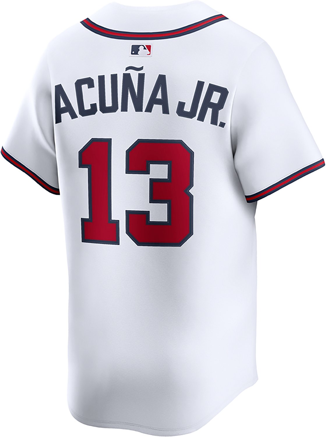 Nike Men's Atlanta Braves Home Ronald Acuña Jr #13 Limited Jersey - view number 2