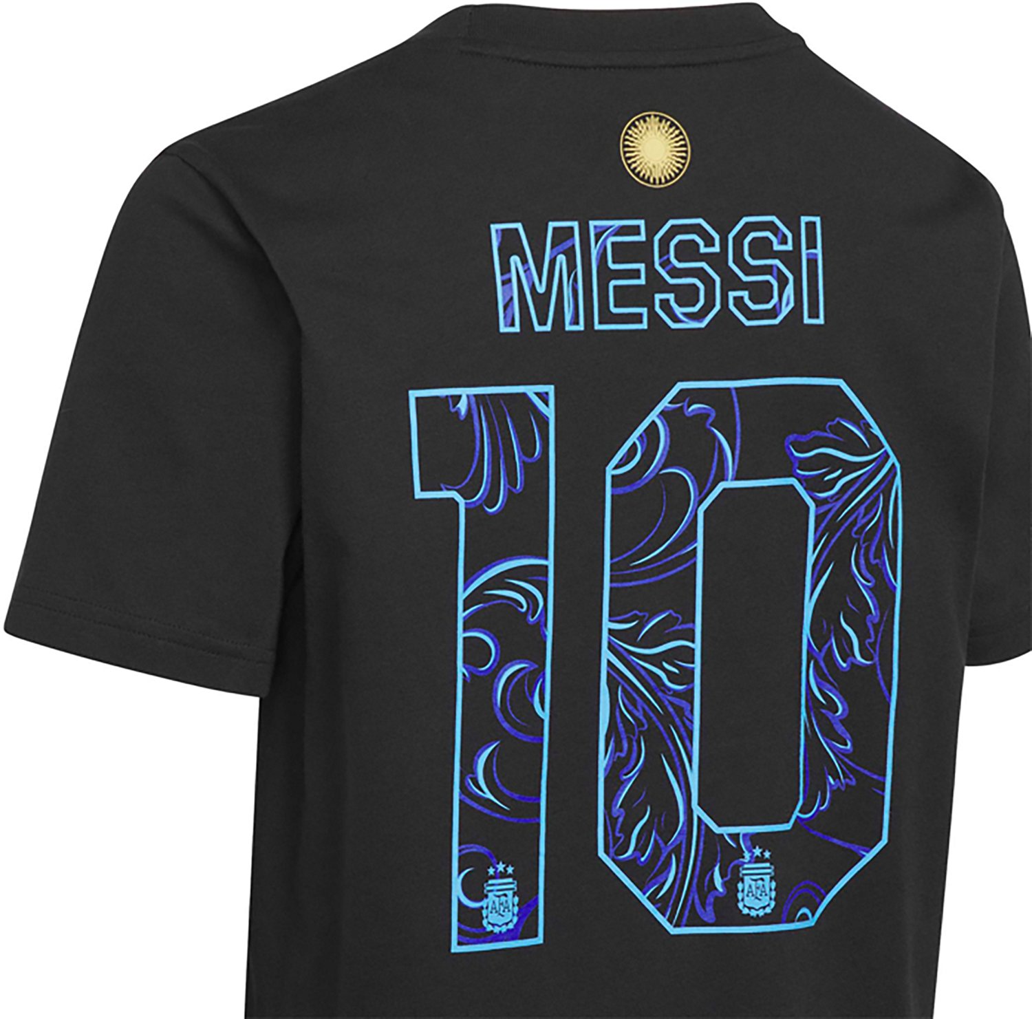 adidas Youth Lionel Messi Argentina Jersey Hook T-shirt - view number 3