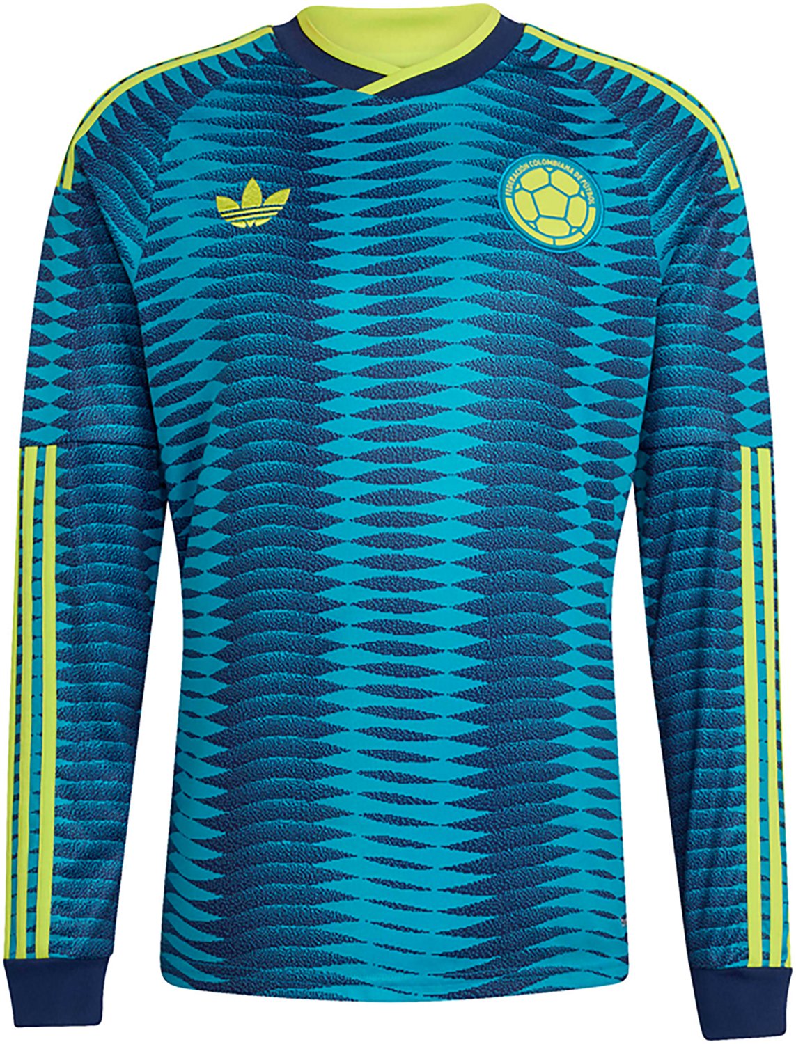 adidas Men's Colombia Away Replica Long Sleeve Jersey - view number 6