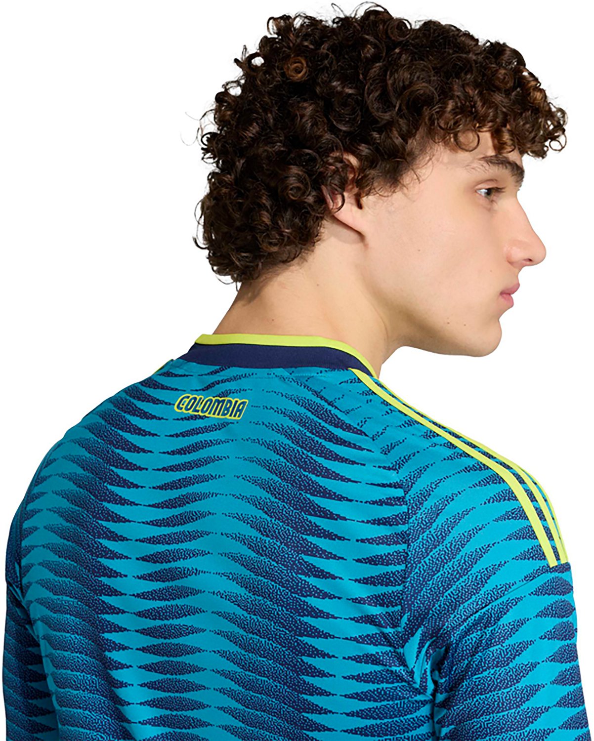 adidas Men's Colombia Away Replica Long Sleeve Jersey - view number 4