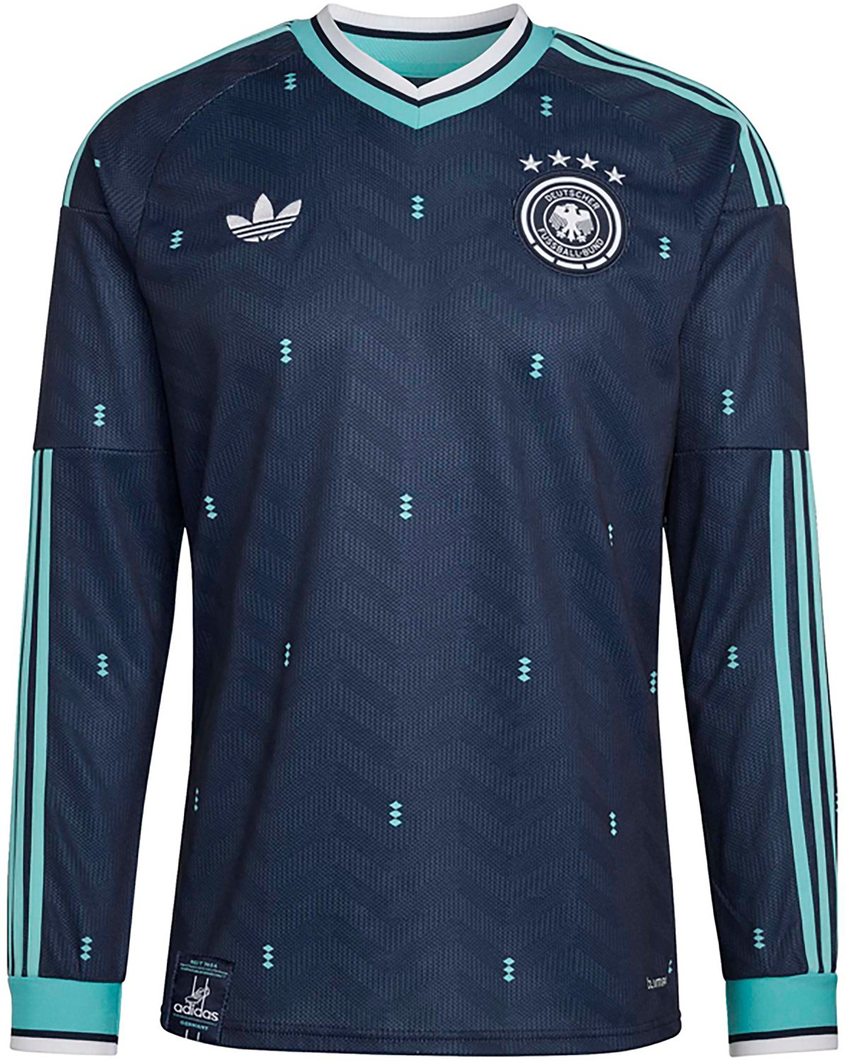 adidas Men's Germany Away Replica Long Sleeve Jersey - view number 6