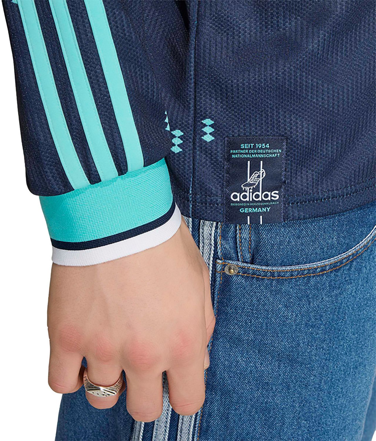 adidas Men's Germany Away Replica Long Sleeve Jersey - view number 4