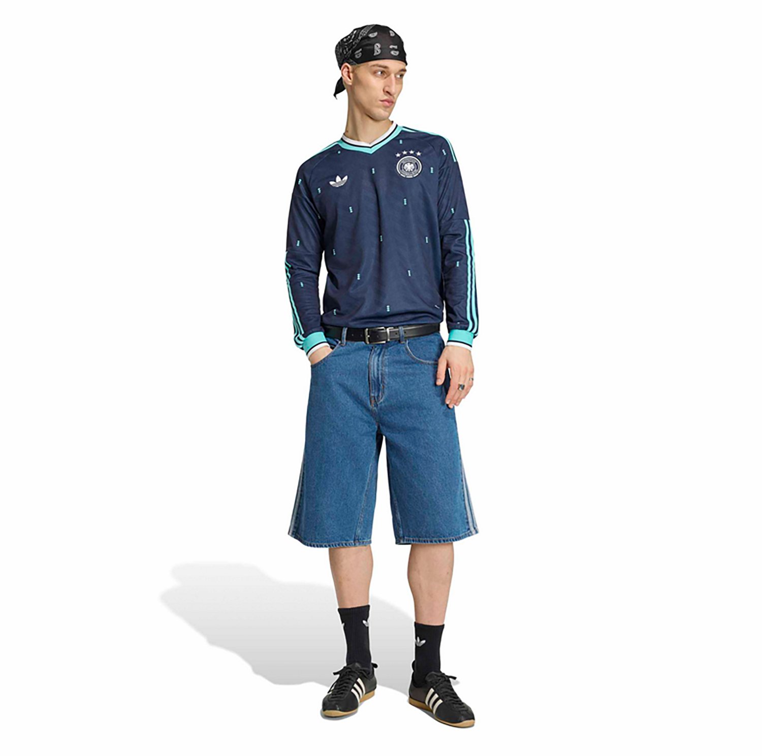 adidas Men's Germany Away Replica Long Sleeve Jersey - view number 5