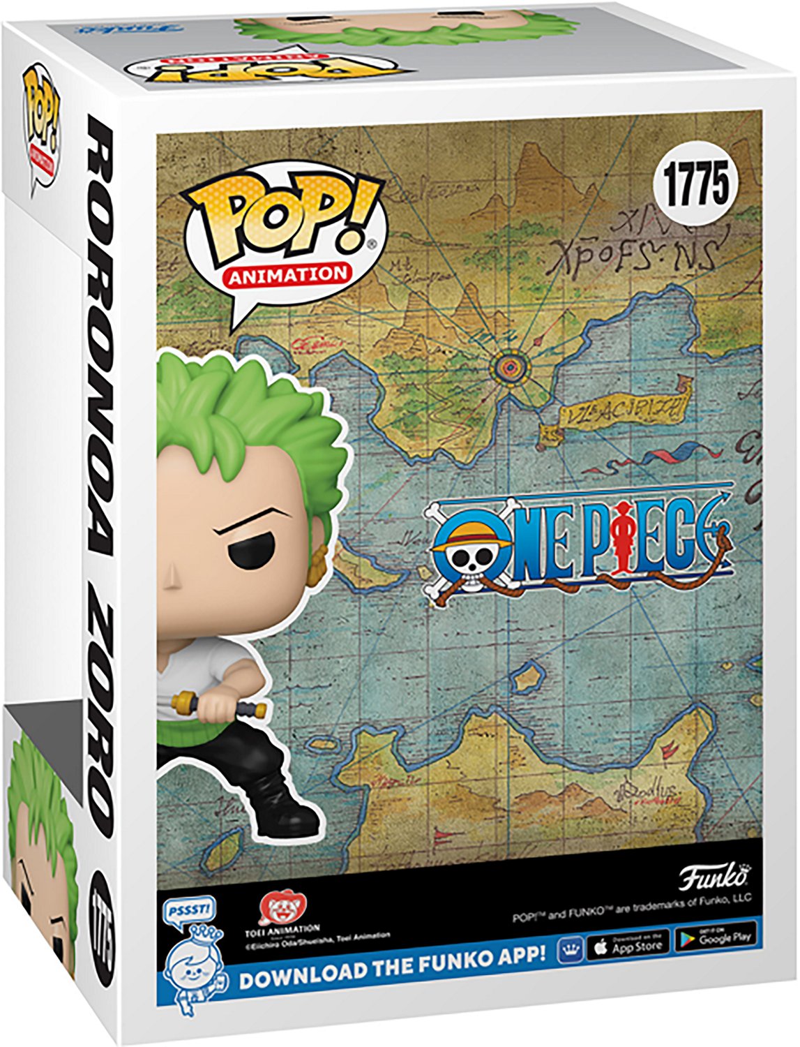 Funko Pop! One Piece Roronoa Zoro with Swords Vinyl Figure #1775 - view number 2