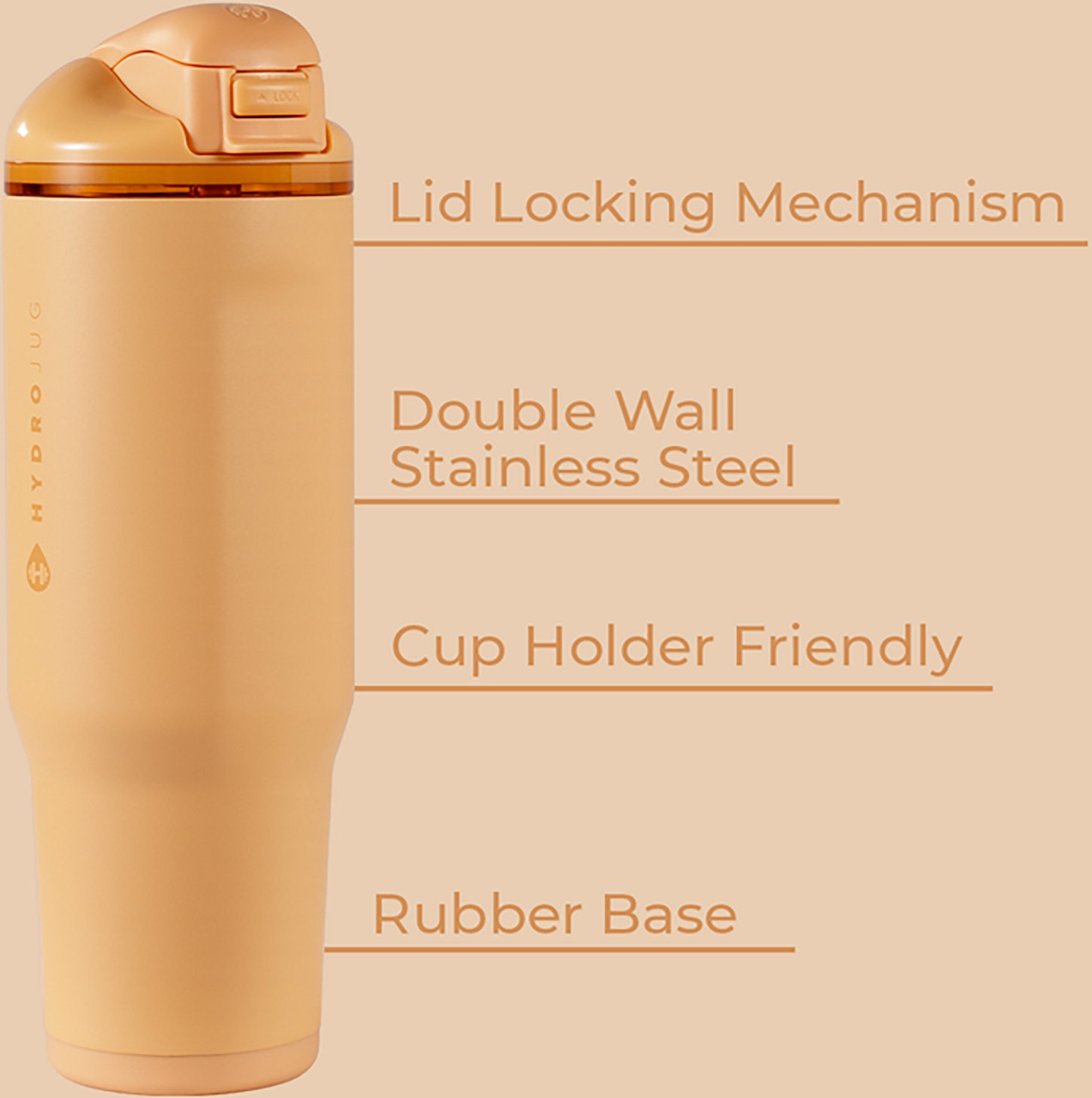 HydroJug Ease2o 32 oz Water Bottle with Straw Lid - view number 7