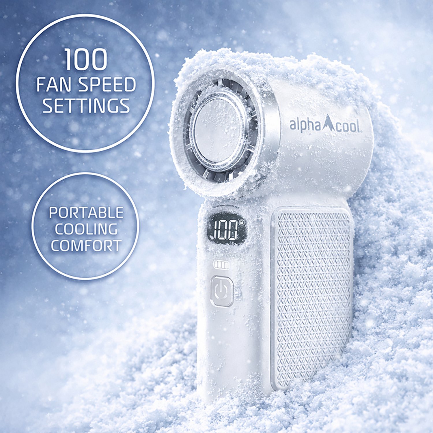 AlphaCool Mini Rechargeable Handheld Fan - view number 3