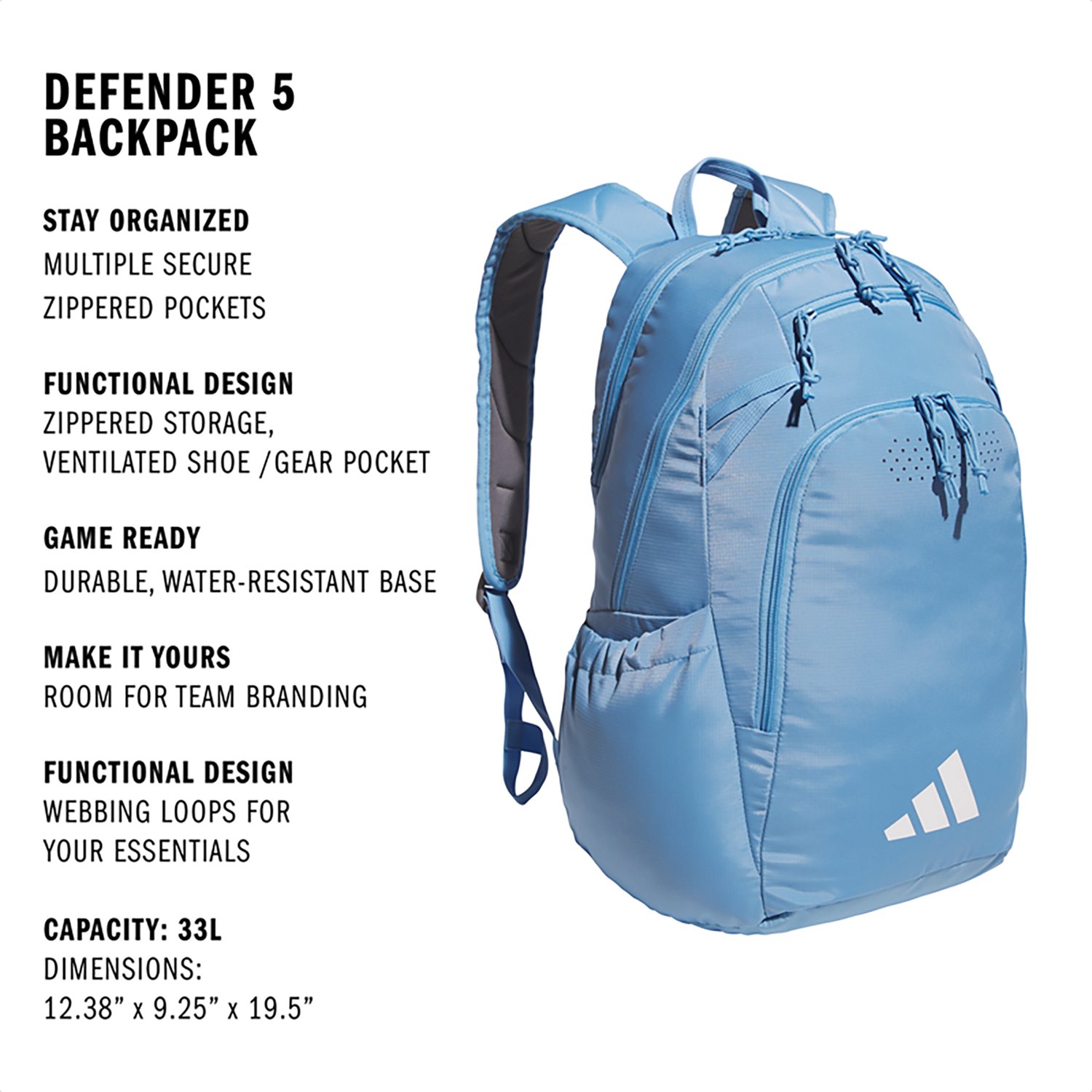 adidas Defender 5 Backpack - view number 3