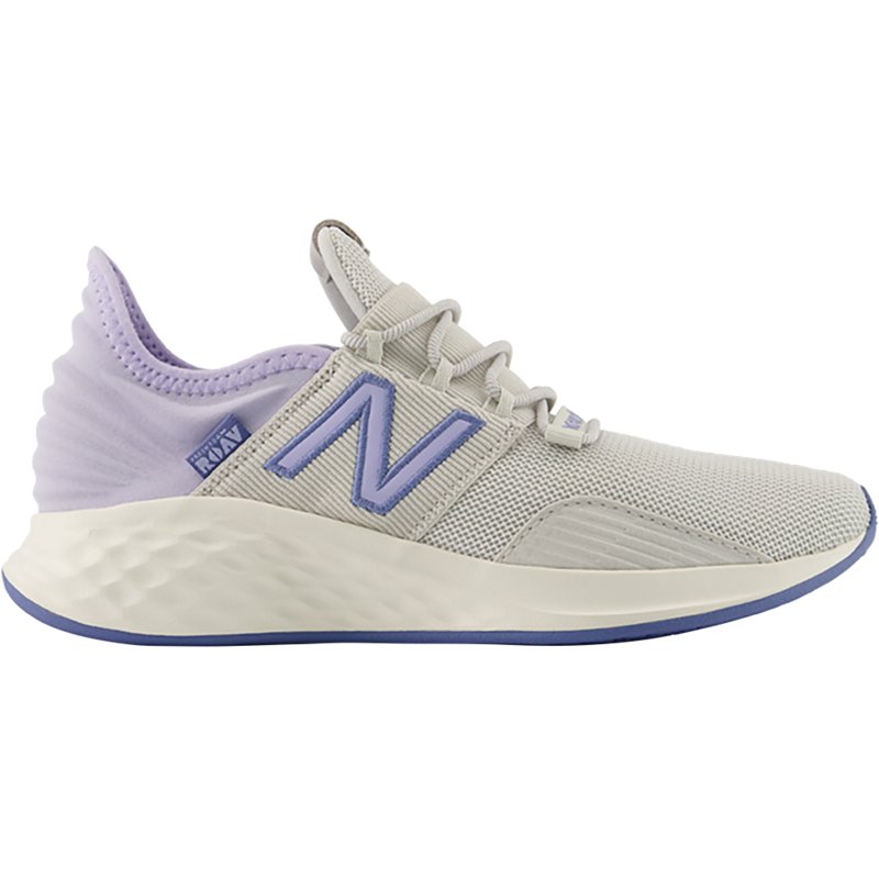 New Balance Kids' ROAV Lace Grey/Purple/Blue - Grey/Purple/Blue