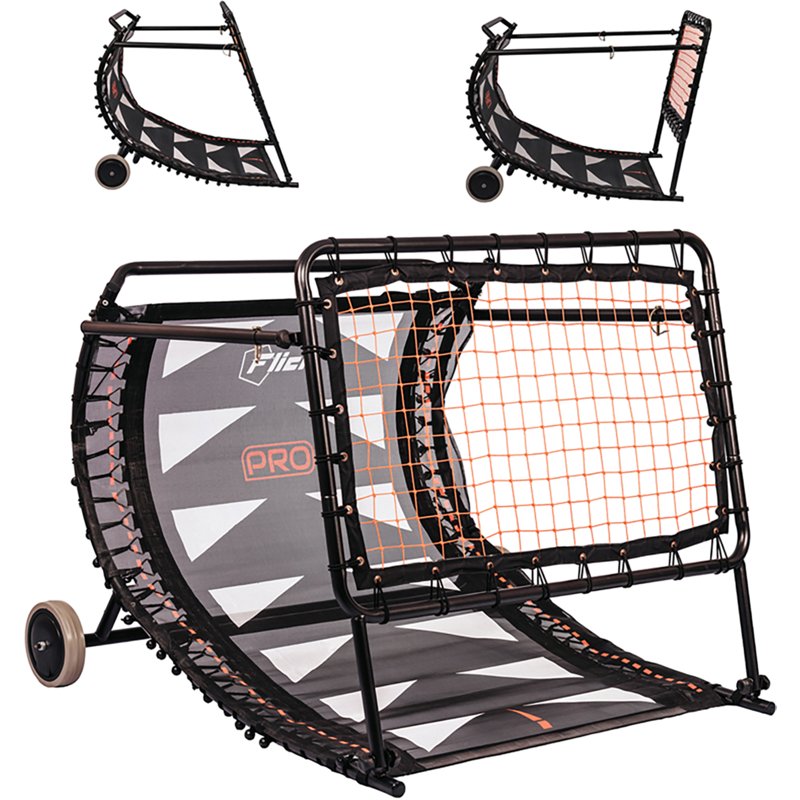 Flick Pro Soccer Skills Trainer, Black/Orange