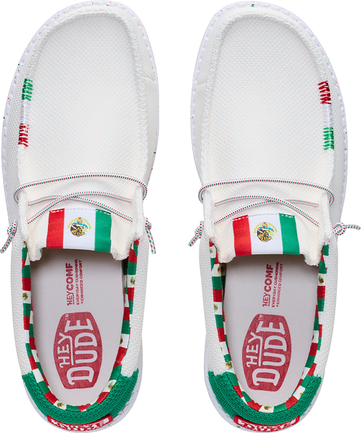 HEYDUDE Men's Wally Viva Mexico World Cup Shoes - view number 5