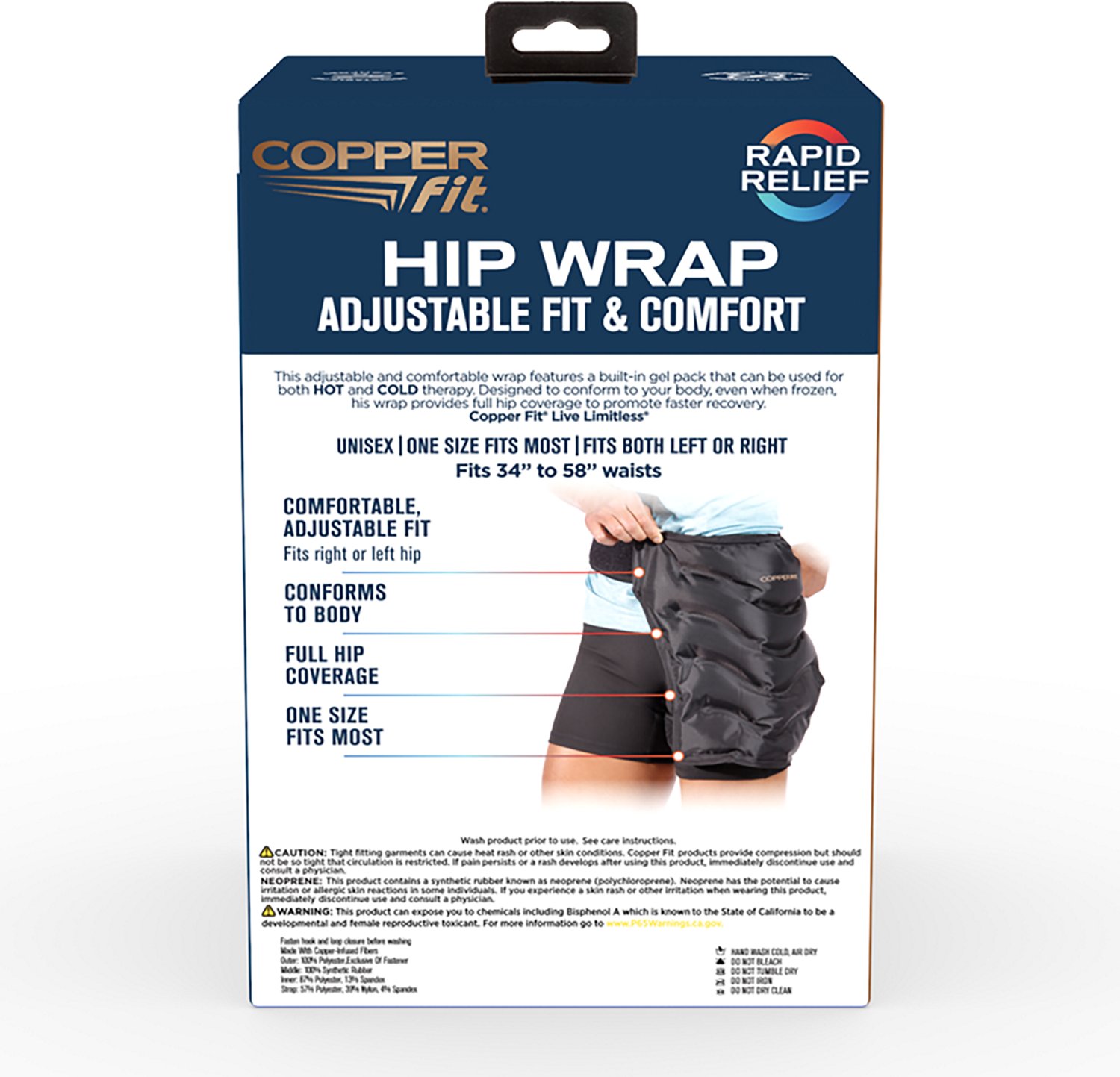 Copper Fit Rapid Relief Hip Wrap - view number 3