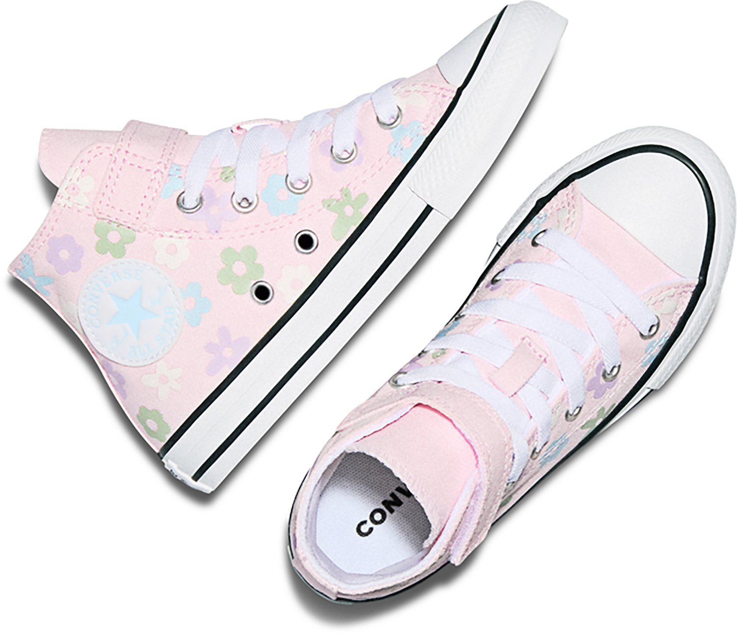 Converse Girls' Chuck Taylor All Star Easy-On Bubble Flowers Shoes - view number 5