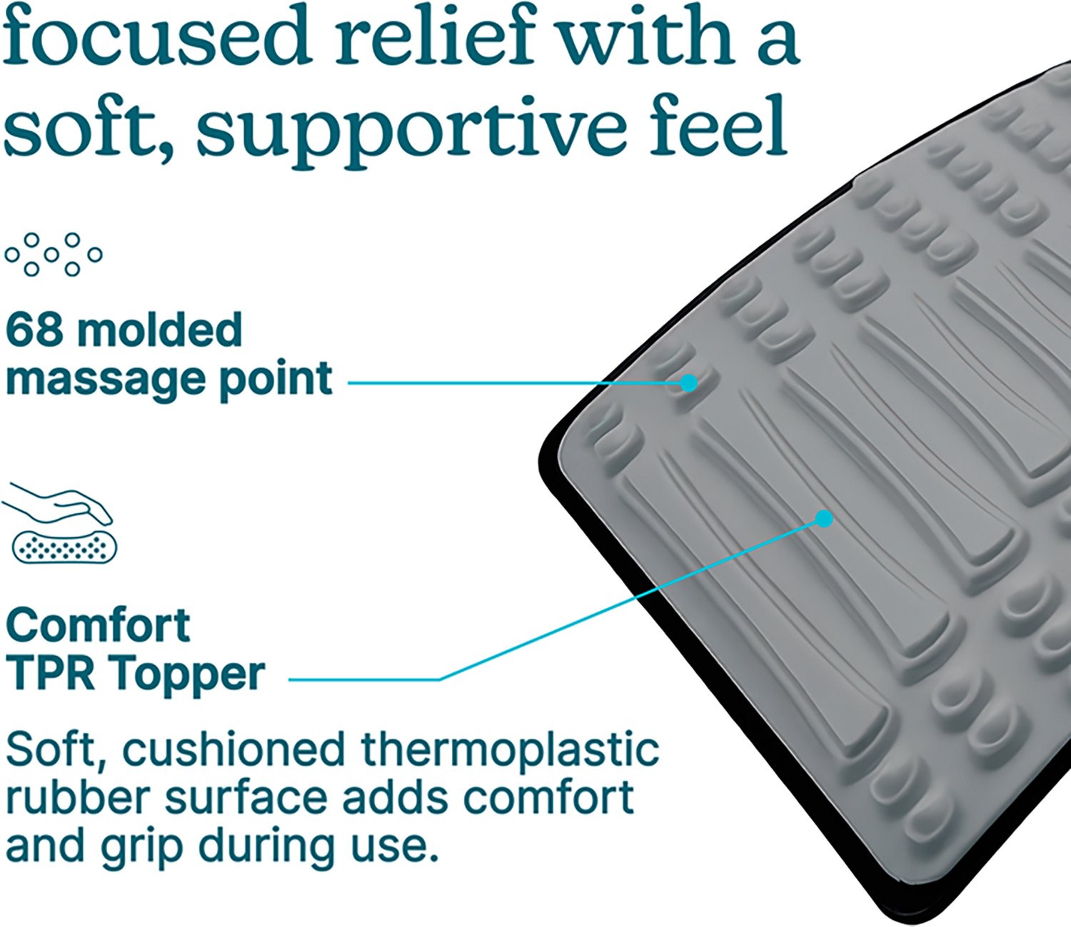 HoMedics Unisex Fit Back Stretcher with Comfort TPR Topper - view number 5