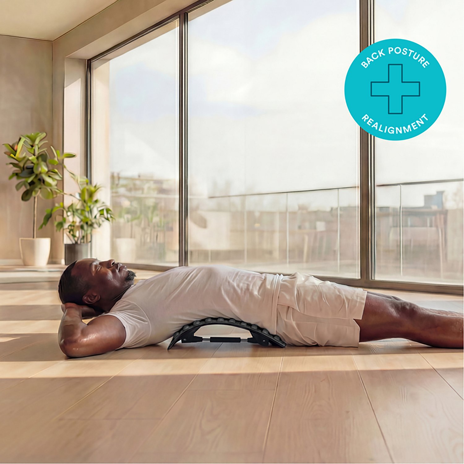 HoMedics Unisex Fit Back Stretcher with Comfort TPR Topper - view number 7