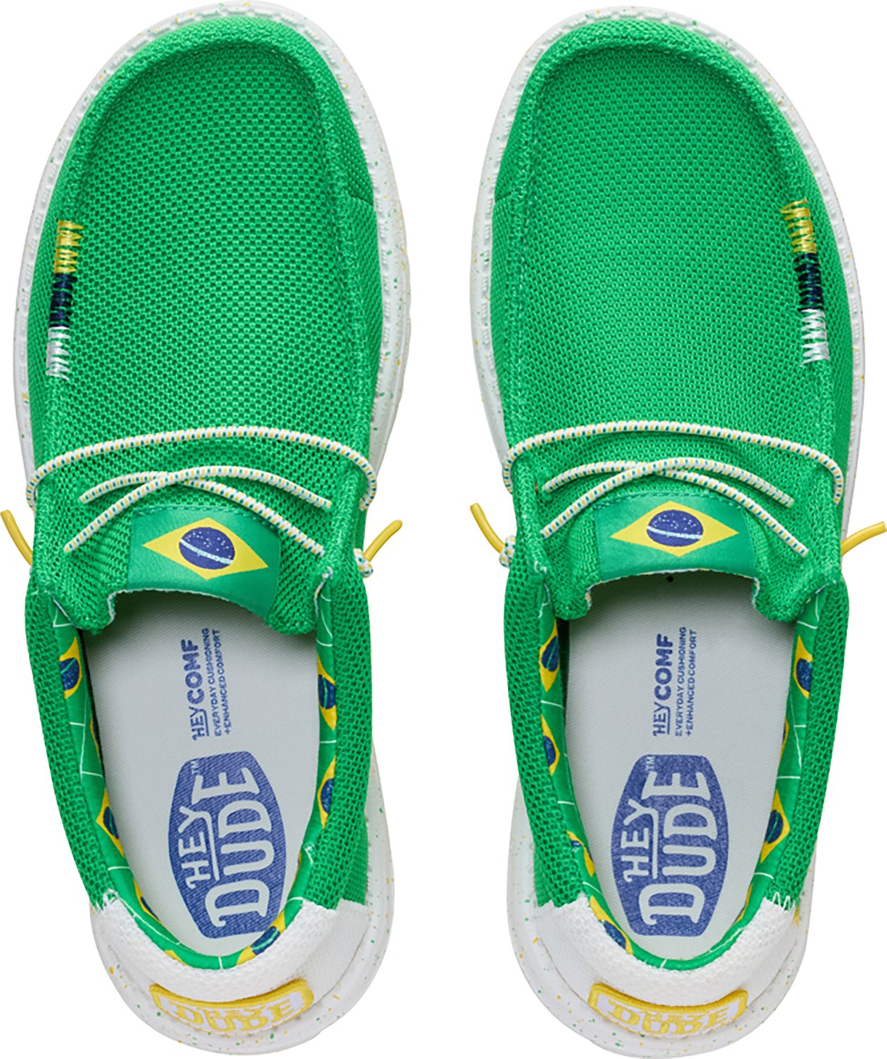 HEYDUDE Men's Wally Brazil World Cup Shoes - view number 5