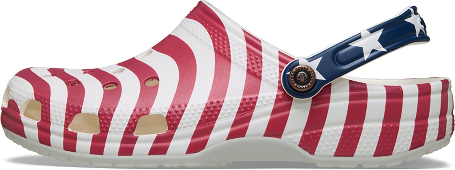 Crocs Adults' Classic American Flag Clogs - view number 2
