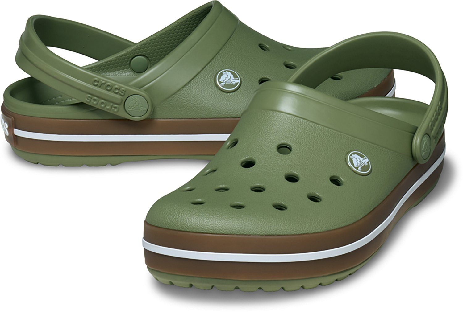 Crocs Adults' Crocband Gum Clogs - view number 7
